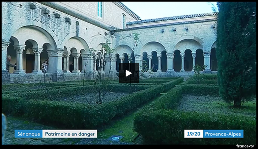 France 3 - Le point sur les travaux de l'église de Sénanque - Abbaye de Sénanque